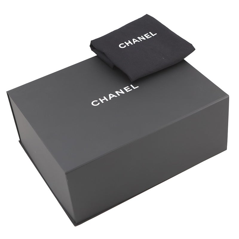 シャネル チェーンショルダーバッグ ココマーク マトラッセ 巾着 キャビアスキン CHANEL 黒