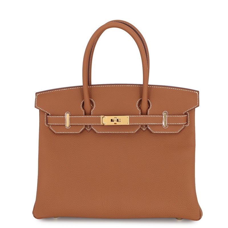 エルメス バーキン30 ゴールド/ゴールド金具 トゴ G刻印 HERMES Birkin ハンドバッグ