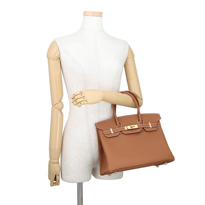 エルメス バーキン30 ゴールド/ゴールド金具 トゴ G刻印 HERMES Birkin ハンドバッグ