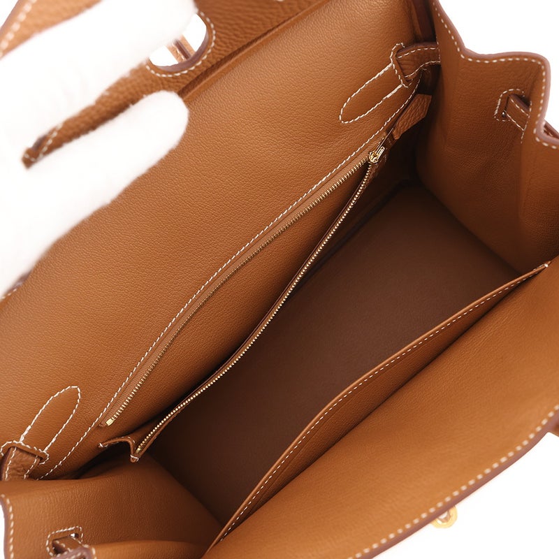 エルメス バーキン30 ゴールド/ゴールド金具 トゴ G刻印 HERMES Birkin ハンドバッグ