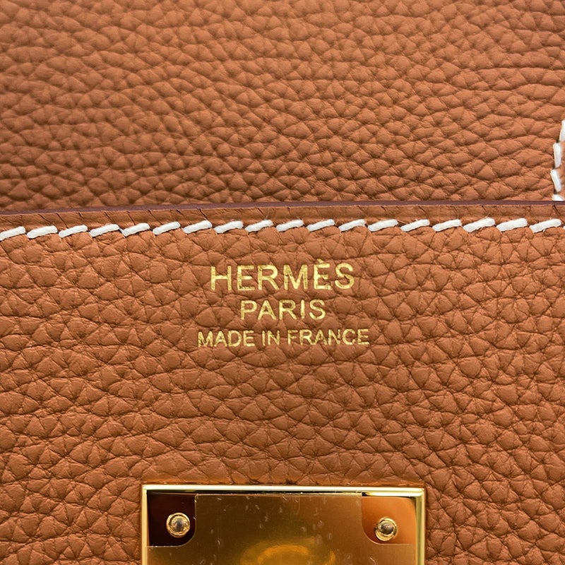 エルメス バーキン30 ゴールド/ゴールド金具 トゴ G刻印 HERMES Birkin ハンドバッグ