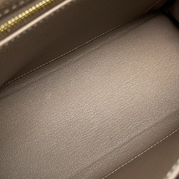 エルメス ハンドバッグ ケリー25 内縫い エトゥープ/ゴールド金具 トゴ W刻印 HERMES Kelly 2wayバッグ