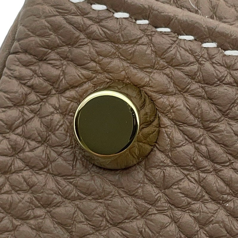 エルメス ハンドバッグ ケリー25 内縫い エトゥープ/ゴールド金具 トゴ W刻印 HERMES Kelly 2wayバッグ