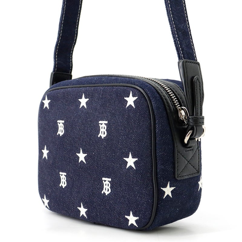 バーバリー ショルダーバッグ TBロゴ デニム BURBERRY バッグ
