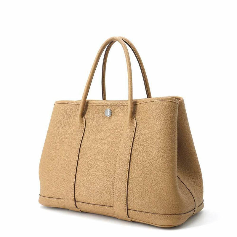 エルメス トートバッグ ガーデンパーティTPM ビスキュイ/シルバー金具 ネゴンダ B刻印