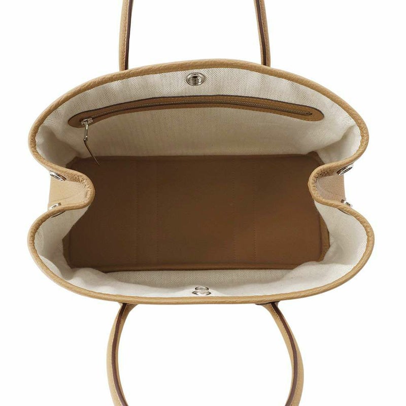 エルメス トートバッグ ガーデンパーティTPM ビスキュイ/シルバー金具 ネゴンダ B刻印