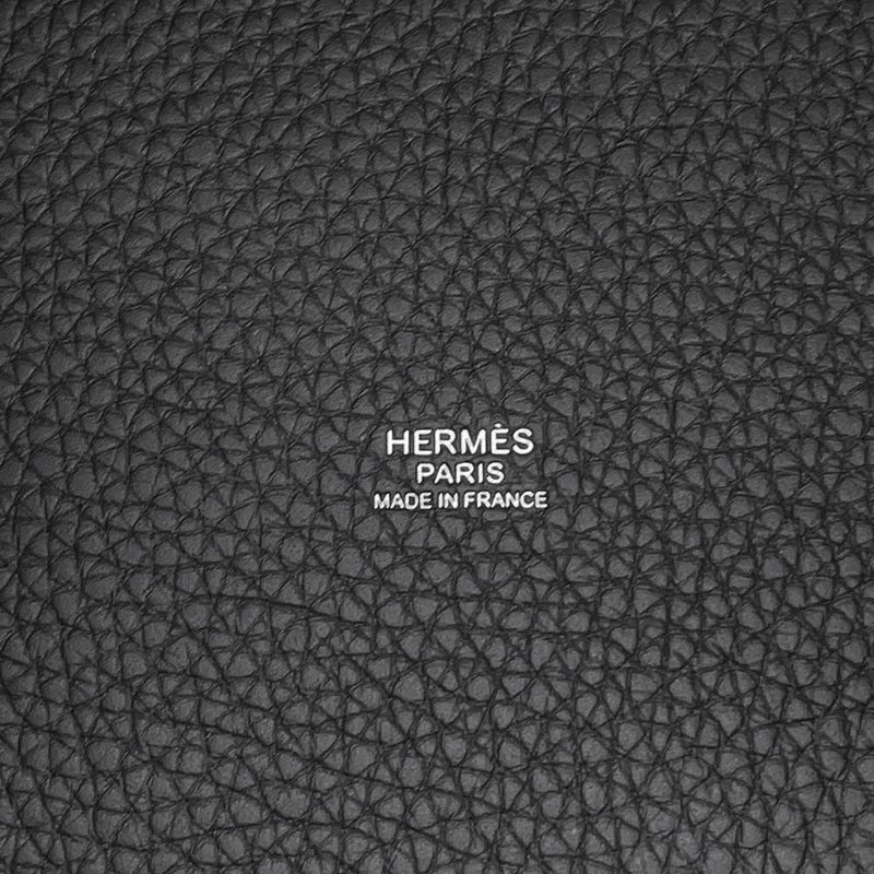 エルメス ハンドバッグ ピコタンロックPM プルノワール/シルバー金具 トリヨンクレマンス W刻印