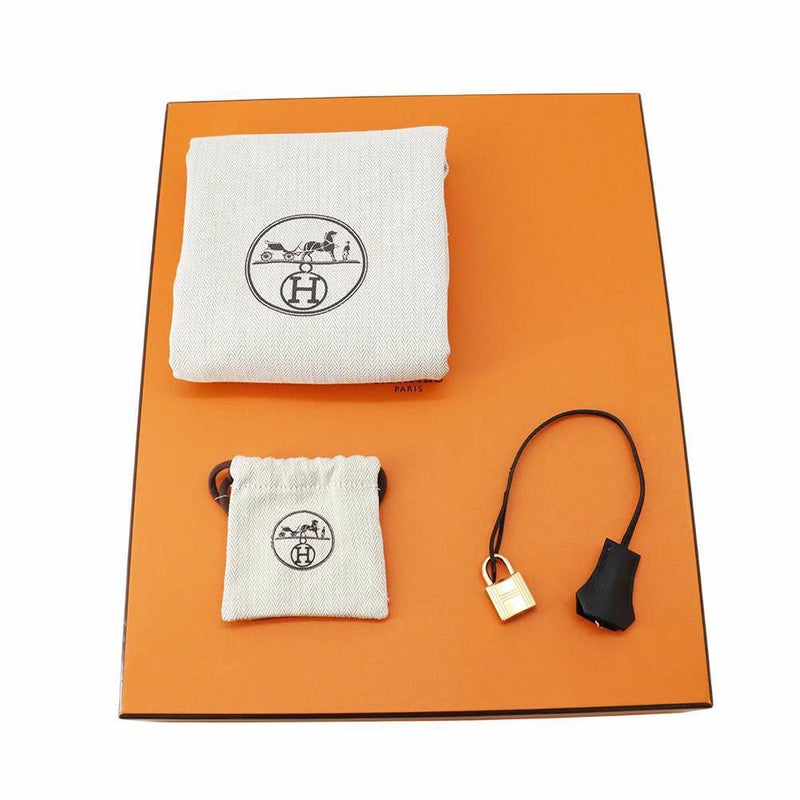 エルメス バーキン30 ブラック/ゴールド金具 エプソン W刻印 HERMES Birkin ハンドバッグ 黒