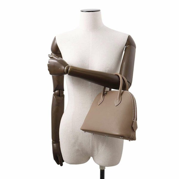 エルメス ボリード1923 25 エトゥープ/シルバー金具 エバーカラー K刻印 HERMES 2wayショルダー