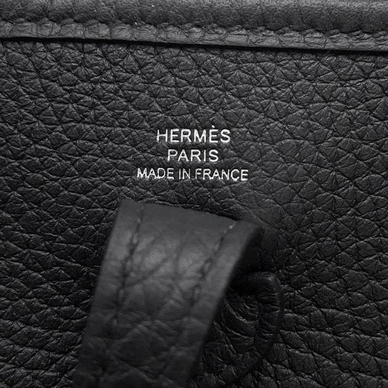 エルメス エブリンTPM アマゾン ブラック/シルバー金具 トリヨンクレマンス W刻印 黒