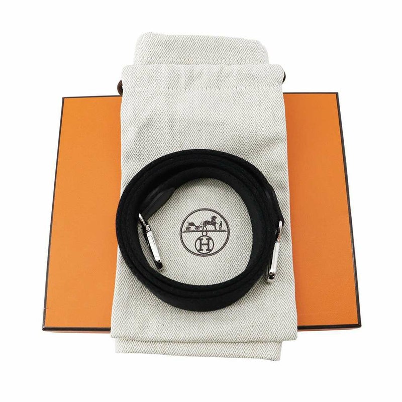 エルメス エブリンTPM アマゾン ブラック/シルバー金具 トリヨンクレマンス W刻印 黒