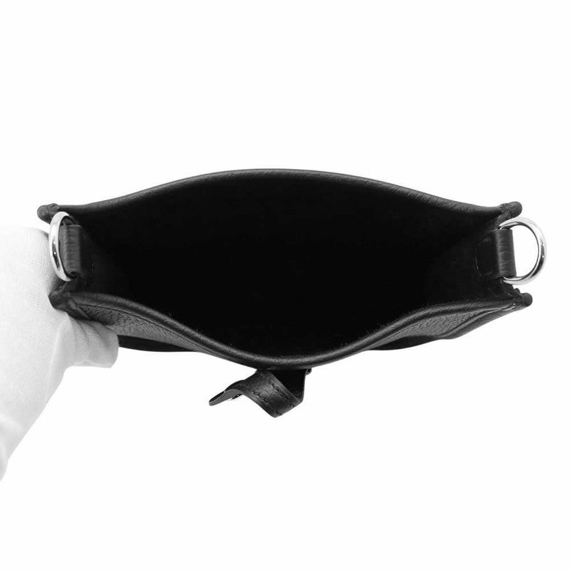 エルメス エブリンTPM アマゾン ブラック/シルバー金具 トリヨンクレマンス U刻印 黒
