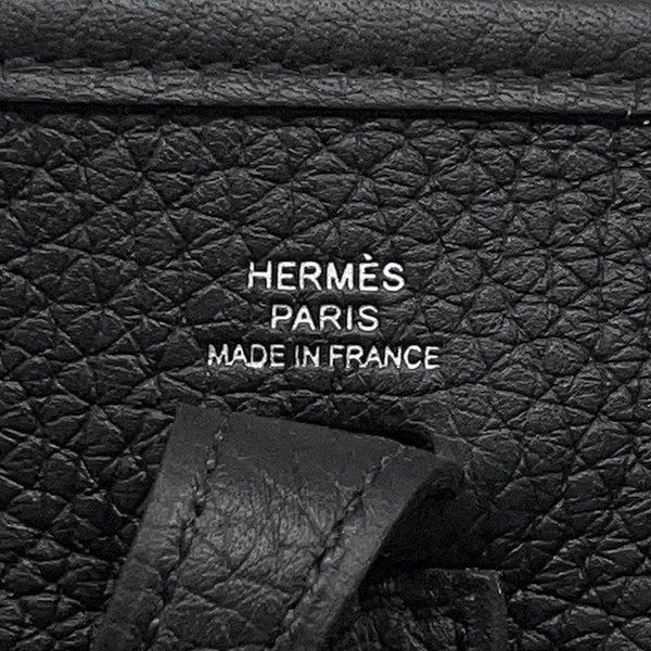 エルメス エブリンTPM アマゾン ブラック/シルバー金具 トリヨンクレマンス U刻印 黒