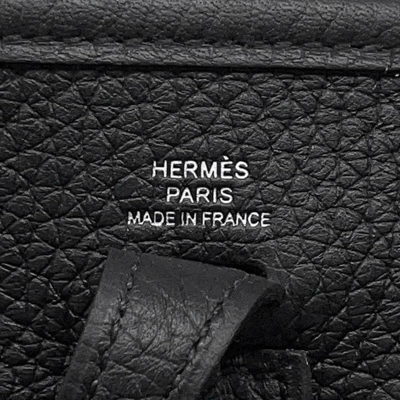 エルメス エブリンTPM アマゾン ブラック/シルバー金具 トリヨンクレマンス U刻印 黒