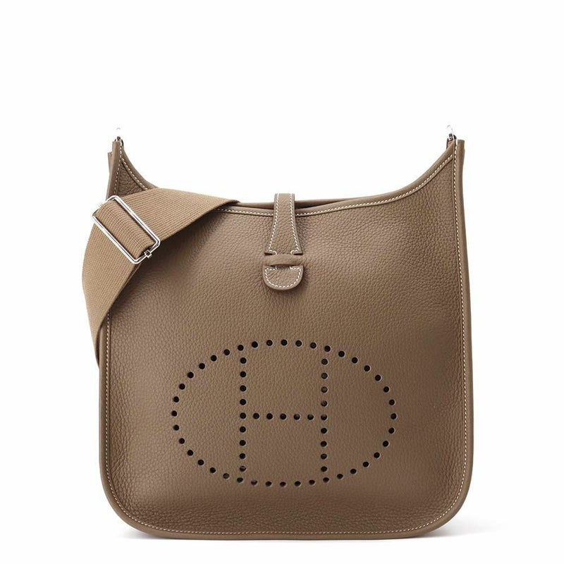 エルメス ショルダーバッグ エブリン3 PM エトゥープ/シルバー金具 トリヨンクレマンス K刻印