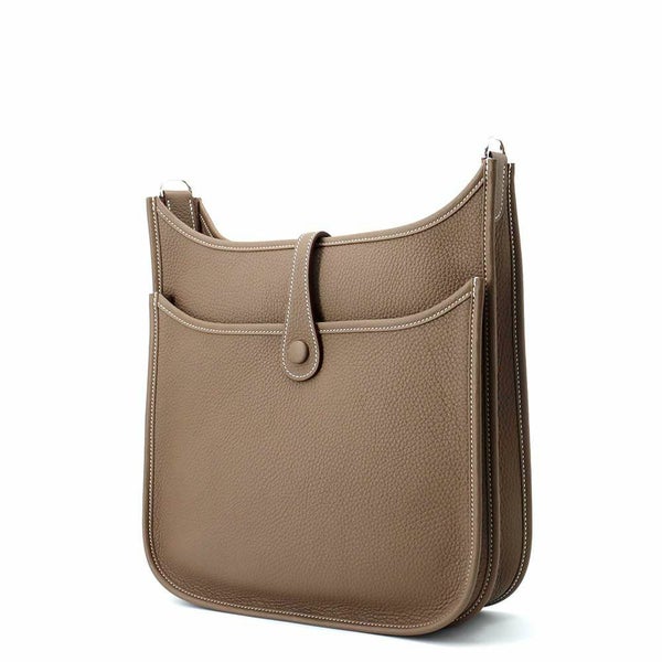エルメス ショルダーバッグ エブリン3 PM エトゥープ/シルバー金具 トリヨンクレマンス K刻印