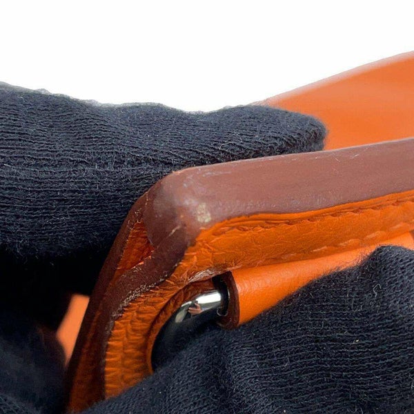 エルメス ショルダーバッグ ジプシエール34 フー/シルバー金具 トリヨンクレマンス □Q刻印 HERMES