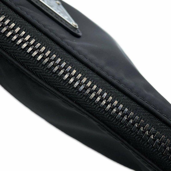 プラダ ショルダーバッグ ミニポーチ付き ナイロン 2VH113 PRADA バッグ 斜め掛け 黒