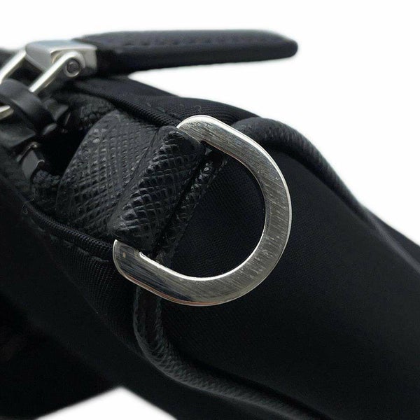 プラダ ショルダーバッグ ミニポーチ付き ナイロン 2VH113 PRADA バッグ 斜め掛け 黒