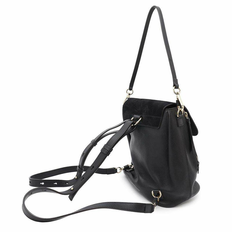 クロエ リュック フェイ ミニ バックパック レザー スエード 3S1192-HEU Chloe ショルダーバッグ 2way 黒