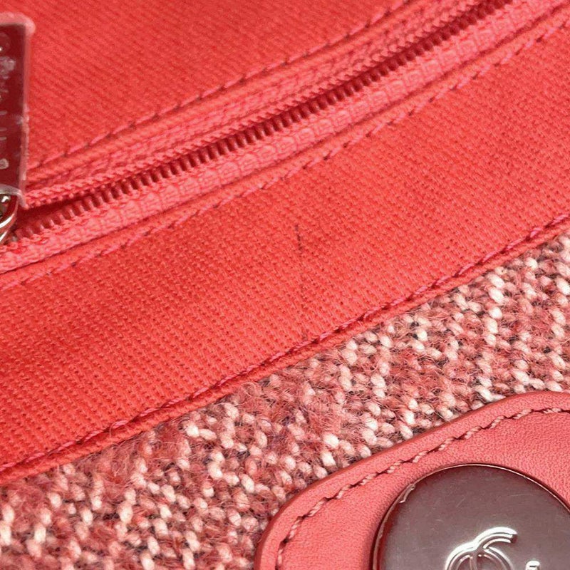 シャネル トートバッグ ドーヴィルライン ミディアム ショッピングバッグ ロゴ キャンバス A67001 CHANEL チェーントート