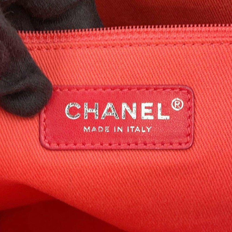 シャネル トートバッグ ドーヴィルライン ミディアム ショッピングバッグ ロゴ キャンバス A67001 CHANEL チェーントート