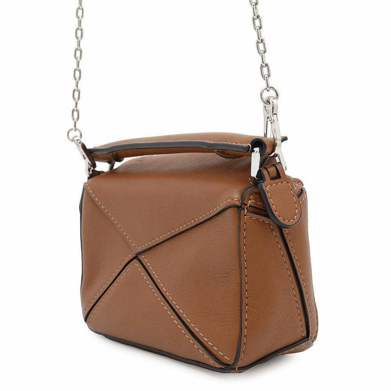 ロエベ ハンドバッグ パズルバッグ ナノ レザー LOEWE バッグ 2wayショルダー