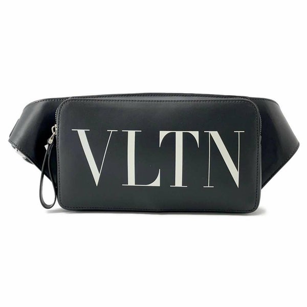 ヴァレンティノ・ガラヴァーニ ボディバッグ VLTNロゴ VY2B0A10WJW VALENTINO ベルトバッグ 黒