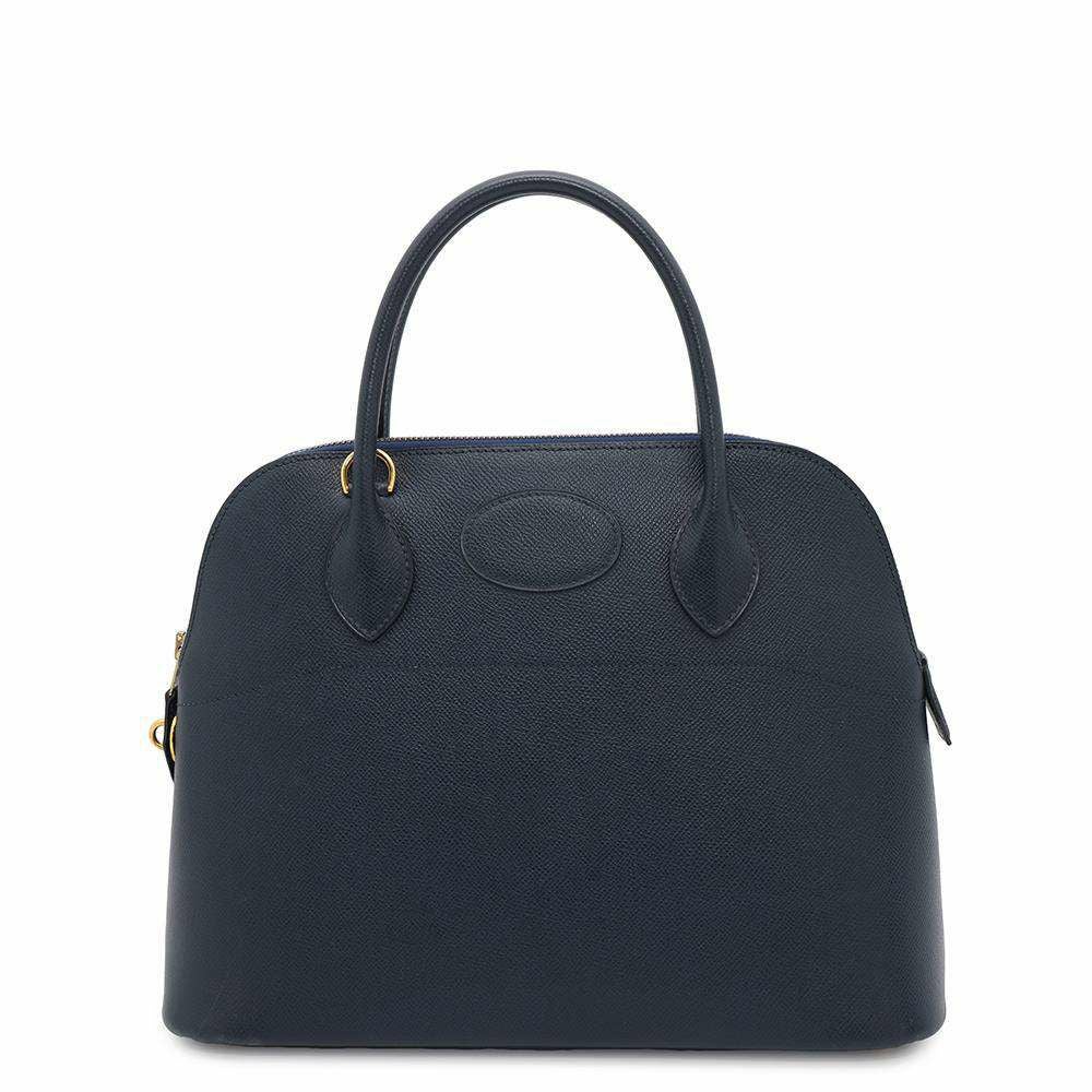 エルメス ハンドバッグ ボリード31 ネイビー/ゴールド金具 クシュベル