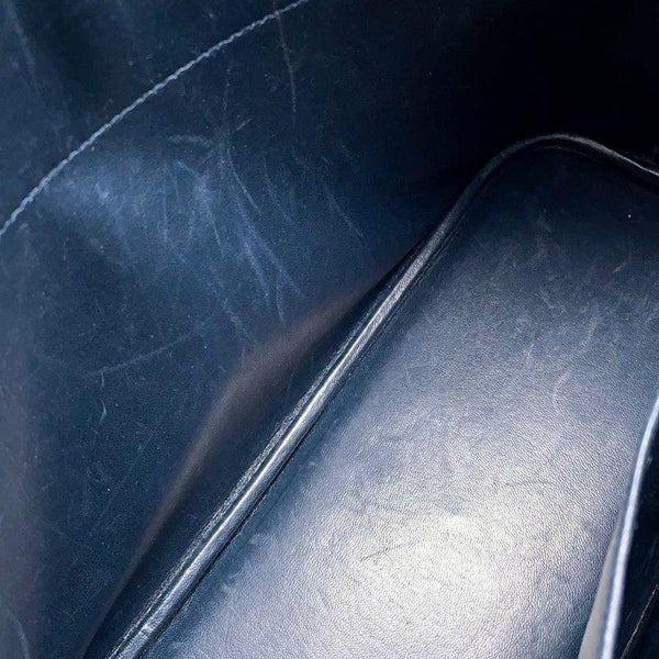 エルメス ハンドバッグ ボリード31 ネイビー/ゴールド金具 クシュベル 〇Z刻印 2wayショルダー