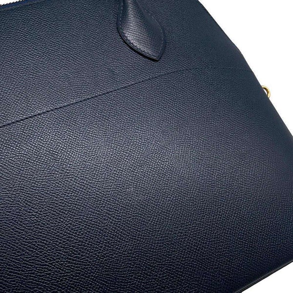 エルメス ハンドバッグ ボリード31 ネイビー/ゴールド金具 クシュベル 〇Z刻印 2wayショルダー