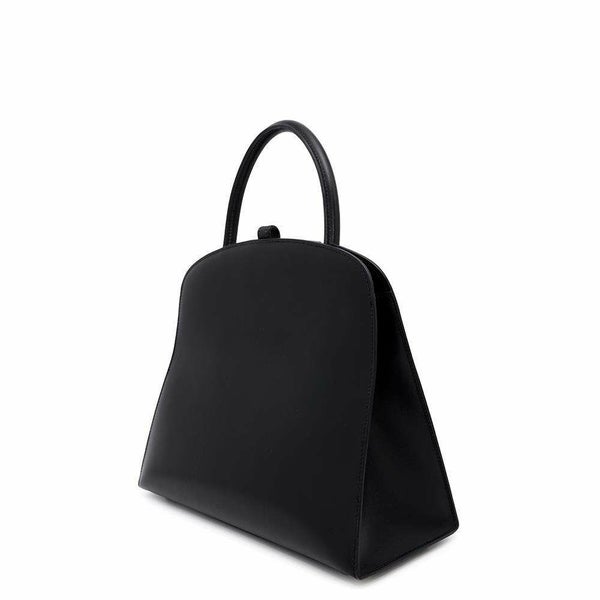 エルメス ハンドバッグ ダルヴィ ブラック/シルバー金具 ボックスカーフ □C刻印 HERMES バッグ 黒