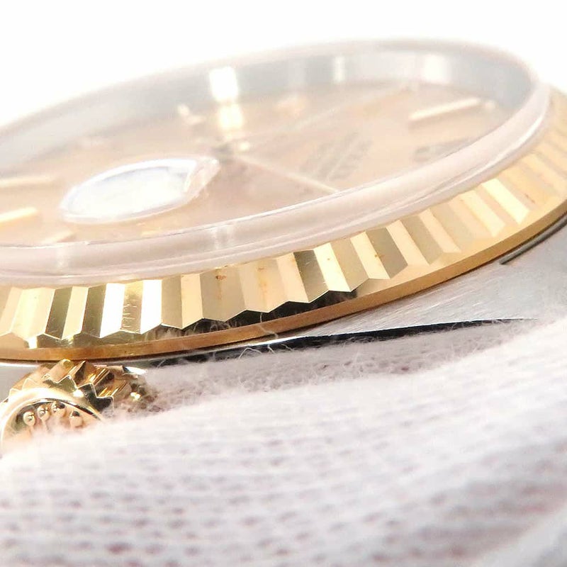 ロレックス デイトジャスト E番 SS/K18YG 16233 ROLEX 腕時計 シャンパン文字盤