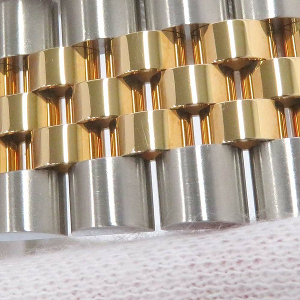 ロレックス デイトジャスト E番 SS/K18YG 16233 ROLEX 腕時計 シャンパン文字盤