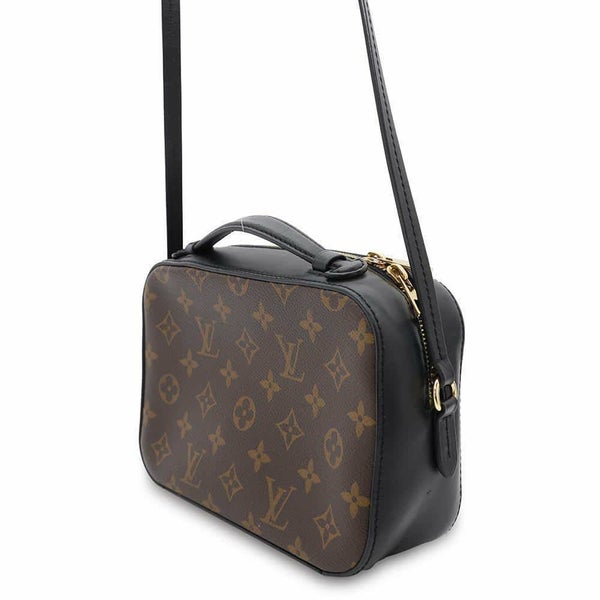 ルイヴィトン ショルダーバッグ モノグラム サントンジュ M43555 LOUIS VUITTON タッセル 黒 ブラック