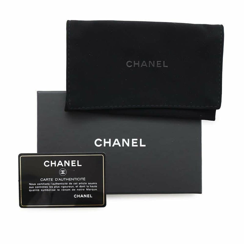 シャネル チェーンカードケース ココマーク マトラッセ ラムスキン A01745 CHANEL カード ノベルティ