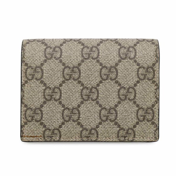 グッチ 二つ折り財布 ミスティックキャット GGスプリーム 499380 GUCCI 財布 レッド