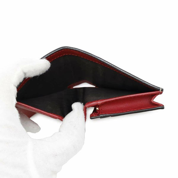 グッチ 二つ折り財布 ミスティックキャット GGスプリーム 499380 GUCCI 財布 レッド