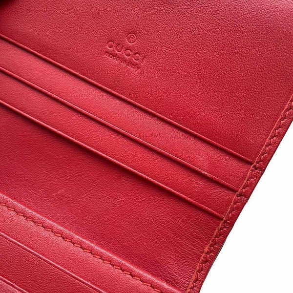 グッチ 二つ折り財布 ミスティックキャット GGスプリーム 499380 GUCCI 財布 レッド