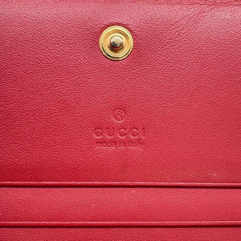 グッチ 二つ折り財布 ミスティックキャット GGスプリーム 499380 GUCCI 財布 レッド