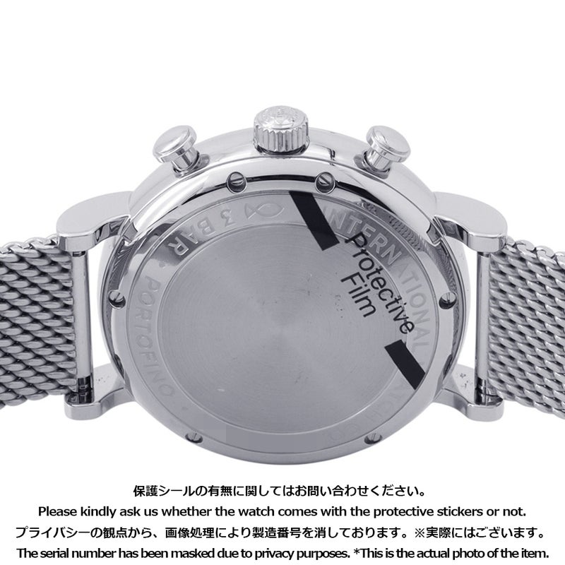 IWC ポートフィノ クロノグラフ IW391028 腕時計 シルバー文字盤