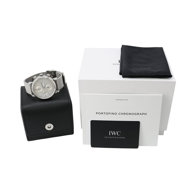IWC ポートフィノ クロノグラフ IW391028 腕時計 シルバー文字盤
