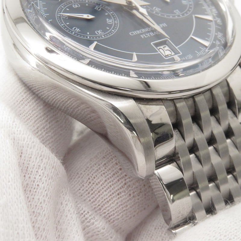 カール F. ブヘラ マネロ フライバック 00.10919.08.93.21 CARL F.BUCHERER 腕時計 ブルーグリーン文字盤