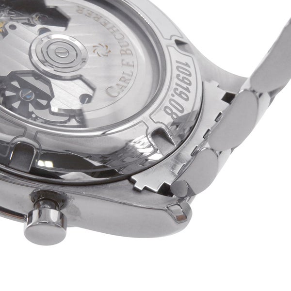 カール F. ブヘラ マネロ フライバック 00.10919.08.93.21 CARL F.BUCHERER 腕時計 ブルーグリーン文字盤