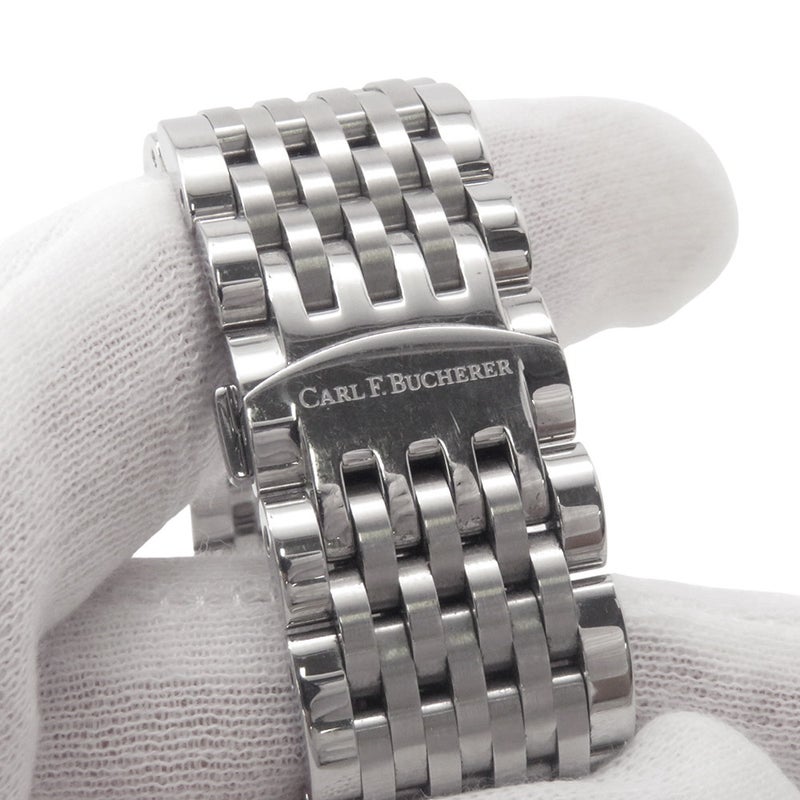 カール F. ブヘラ マネロ フライバック 00.10919.08.93.21 CARL F.BUCHERER 腕時計 ブルーグリーン文字盤