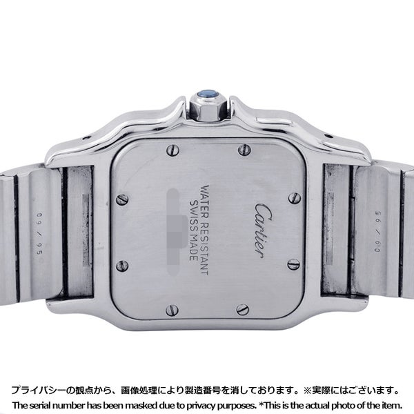 カルティエ サントスガルベ LM W20018D6 Cartier 腕時計 アイボリー文字盤