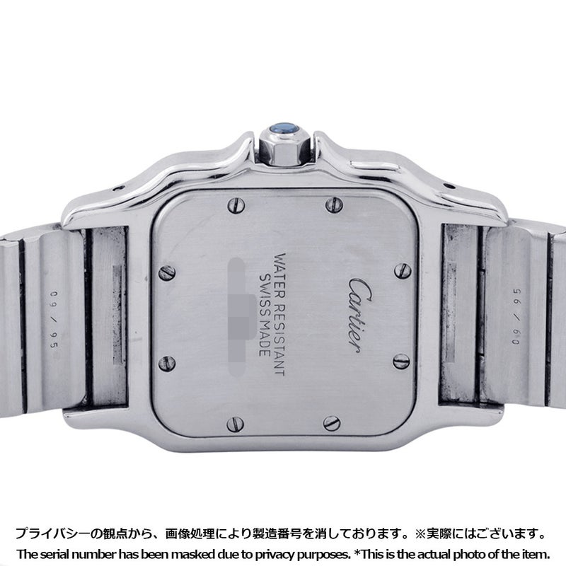 カルティエ サントスガルベ LM W20018D6 Cartier 腕時計 アイボリー文字盤