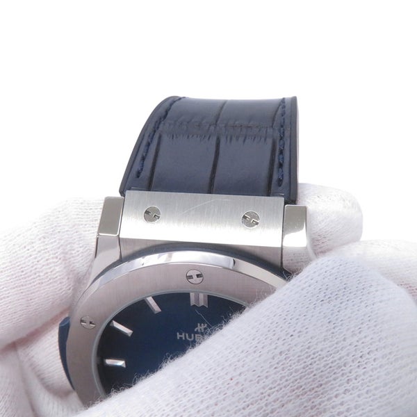 ウブロ クラシック フュージョン チタニウム ディープブルー 日本限定 511.NX.6670.LR.JPN  HUBLOT 腕時計 グラデーションブルー文字盤