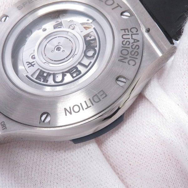 ウブロ クラシック フュージョン チタニウム ディープブルー 日本限定 511.NX.6670.LR.JPN  HUBLOT 腕時計 グラデーションブルー文字盤