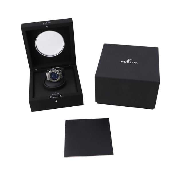 ウブロ クラシック フュージョン チタニウム ディープブルー 日本限定 511.NX.6670.LR.JPN  HUBLOT 腕時計 グラデーションブルー文字盤